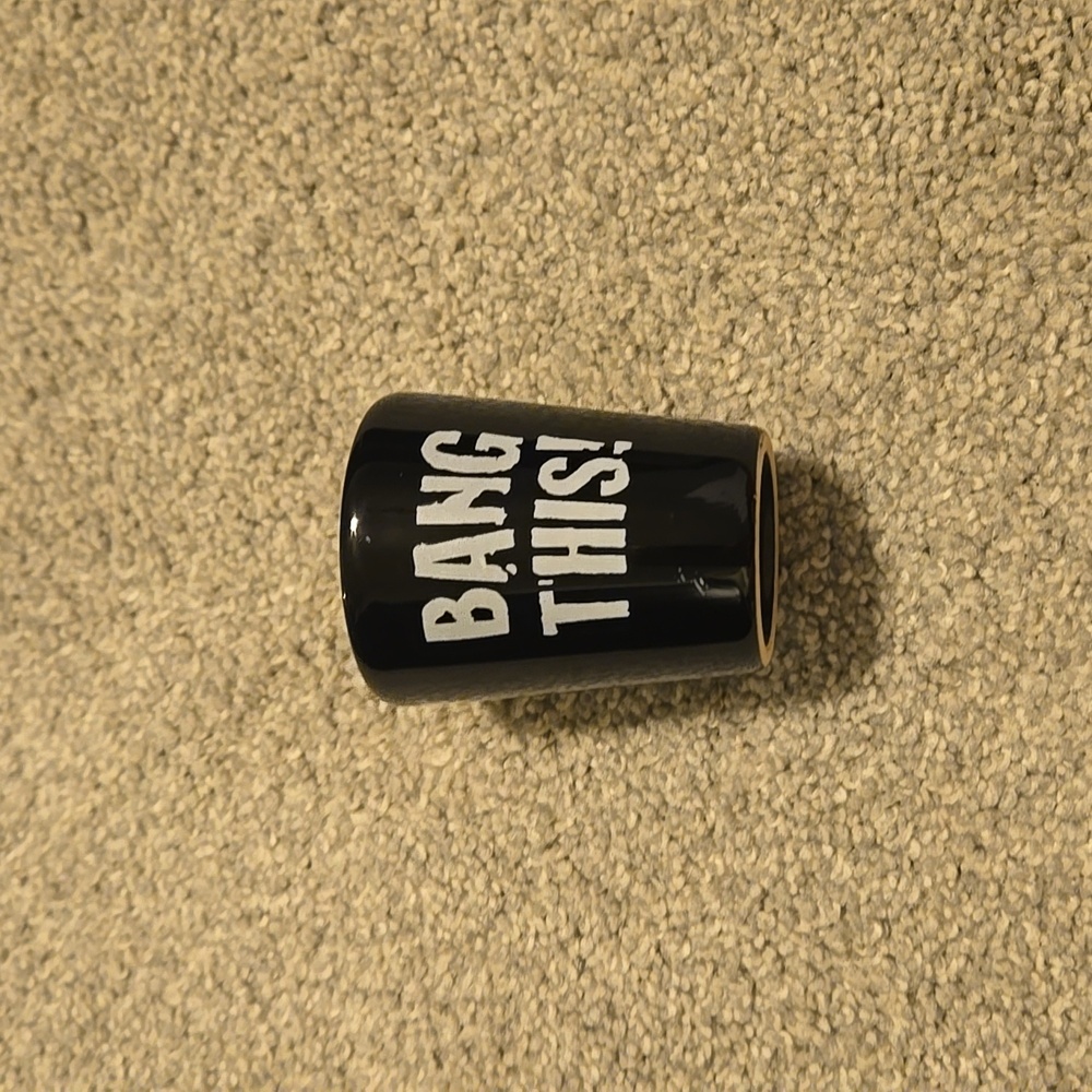 Tha Big Bang Bang This Shot Glass In Black and White - Picture 2 of 4